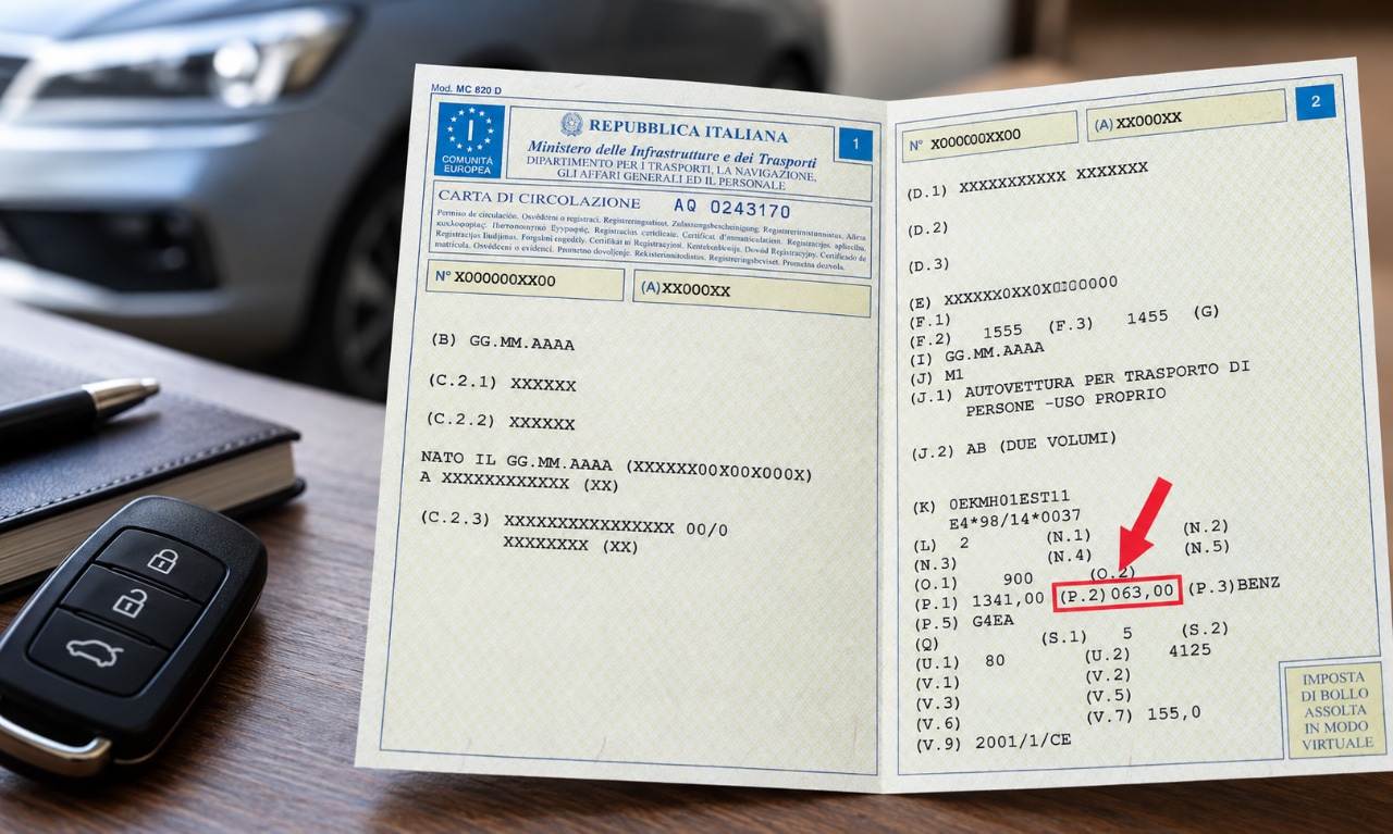 Bollo auto, il dato sul libretto che decide l'esenzione dal 2027: ecco dove trovarlo