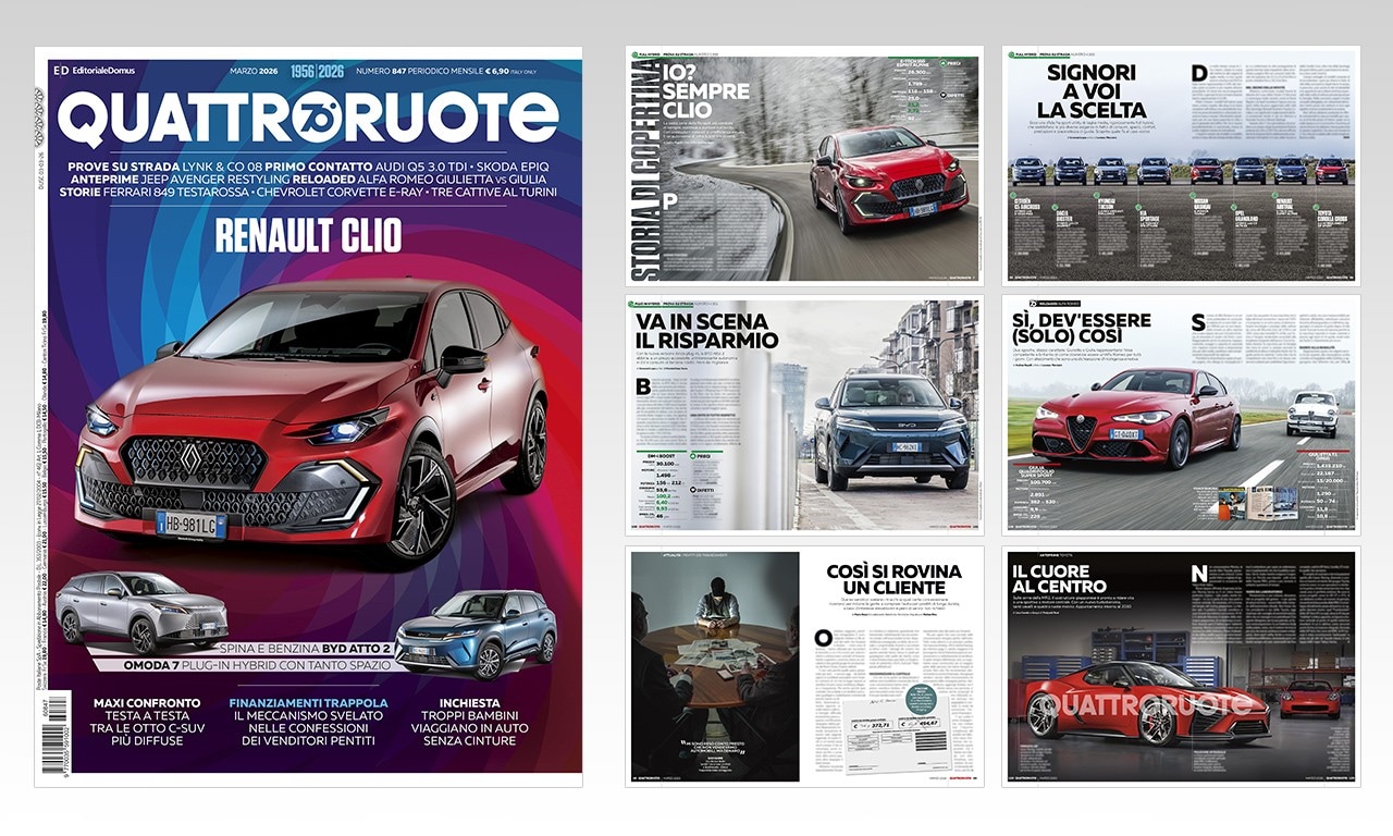 La prova della nuova Renault Clio è su Quattroruote di marzo 2026 - VIDEO