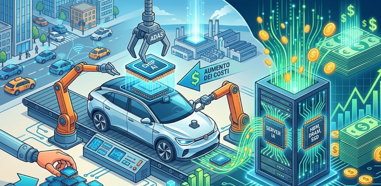 L’IA sta divorando anche i chip delle auto