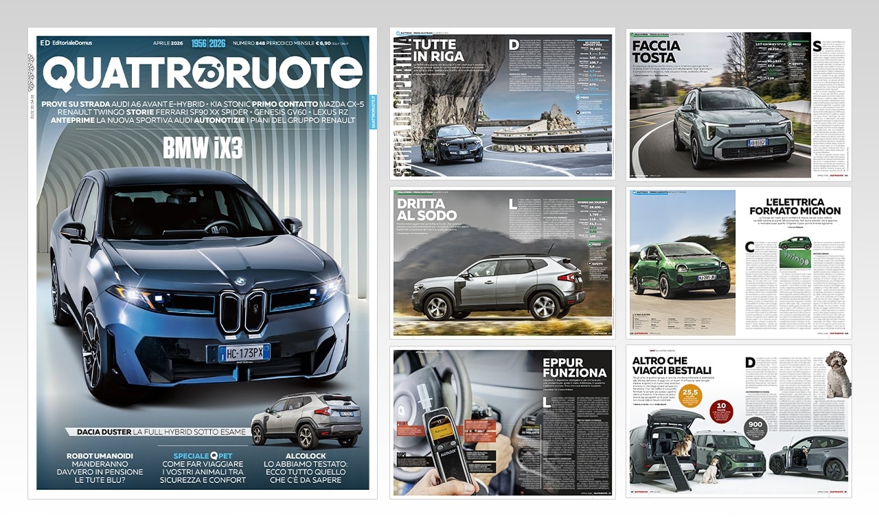 La prova della nuova BMW iX3 è su Quattroruote di aprile 2026 